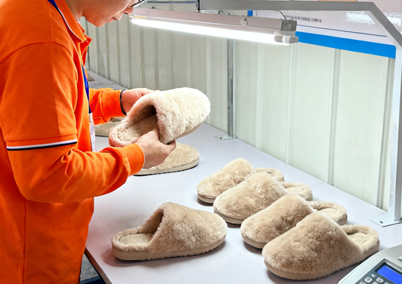 Plush slippers inspection requirements and standards and inspection process